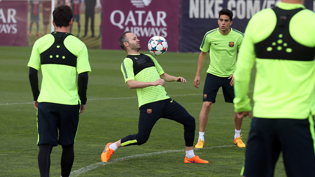 Iniesta gotowy do gry!