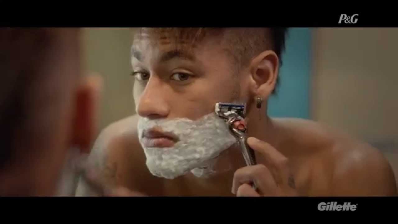 Neymar w reklamie Gillette