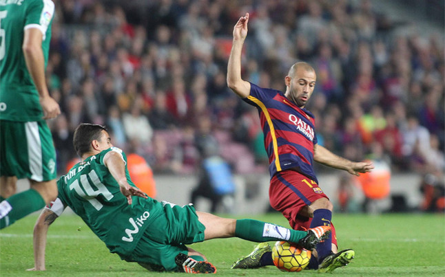 Jubileuszowy mecz Mascherano