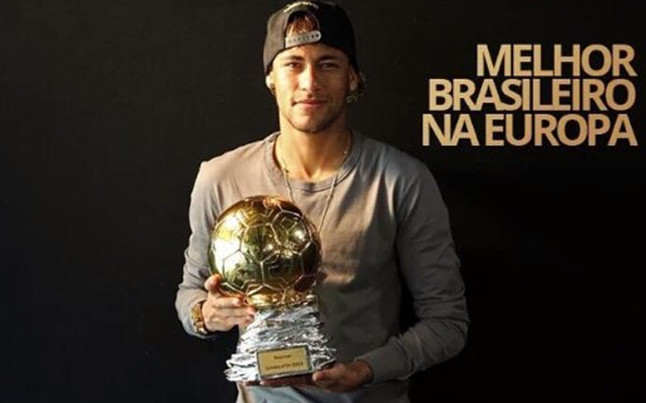 Neymar zdobywa Samba Gold 2015