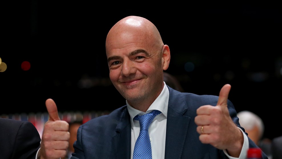 Infantino prezydentem FIFA