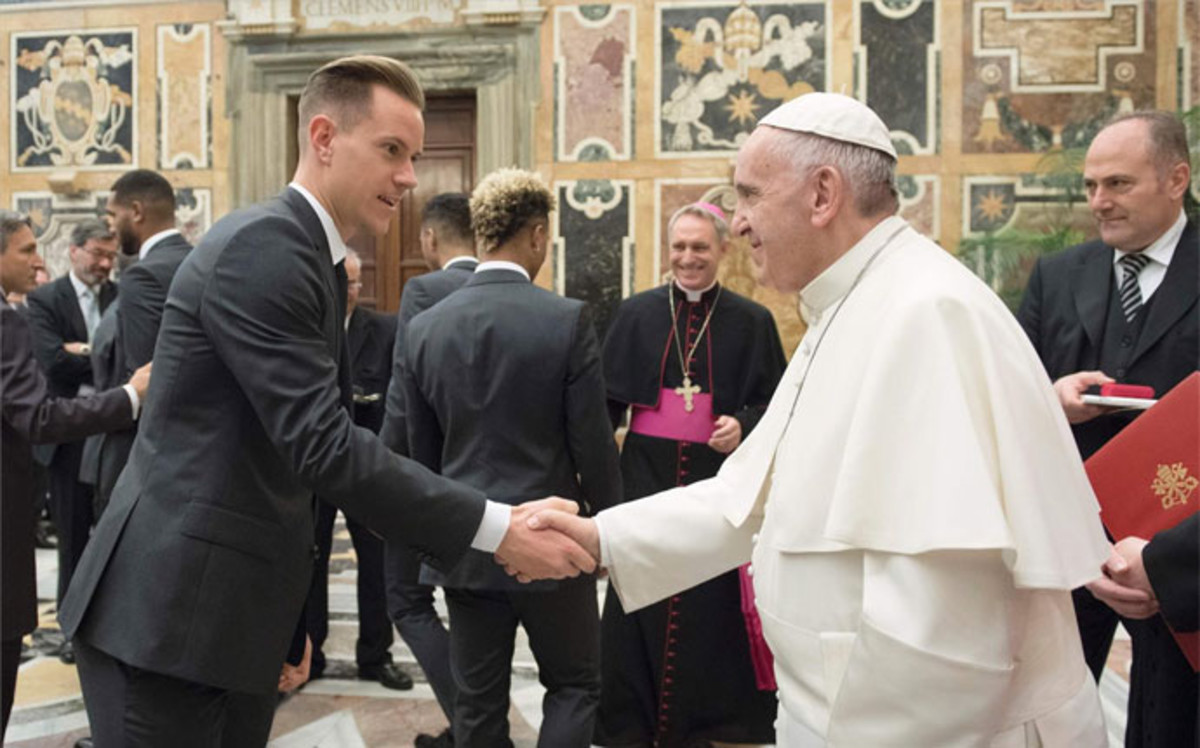 Ter Stegen spotkał się z papieżem