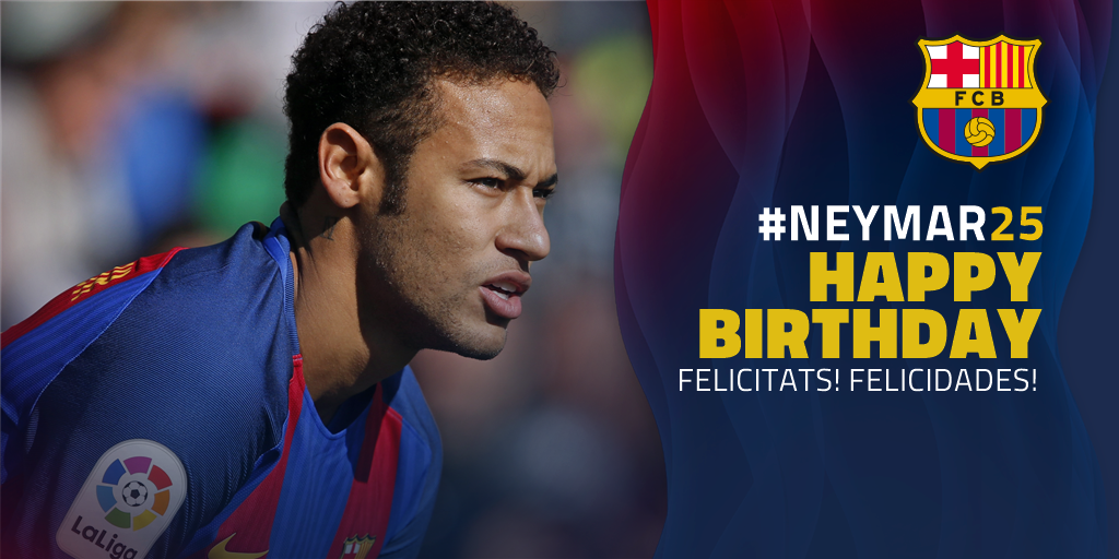 Feliz cumpleaños Neymar !