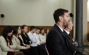 Trial of soccer player Lionel Messi in Barcelona