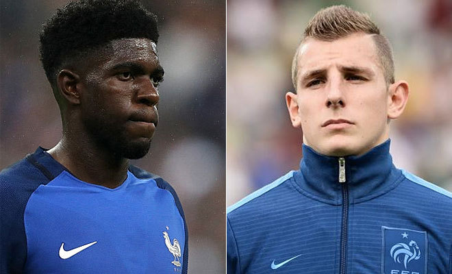 Umtiti i Digne zagrali w  kadrze