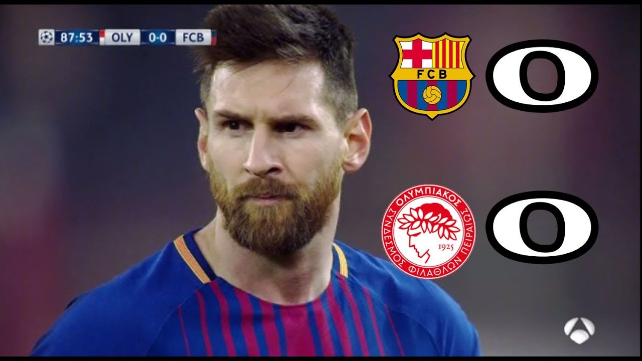 SKRÓT: Olympiakos – FC Barcelona