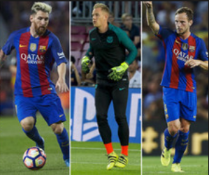 Messi, ter Stegen i Rakitić niezastąpieni