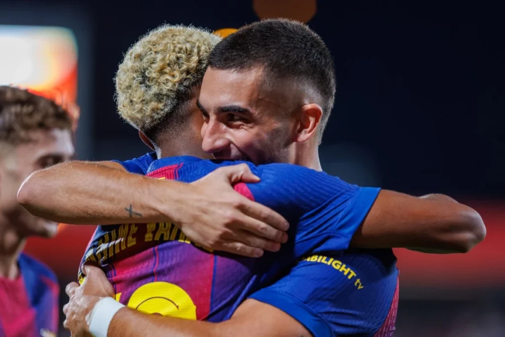 FC Barcelona – Levante przewidywane składy. Kto zagra? (22.02.2026) FC Barcelona - Ferran Torres Lamine Yamal 1