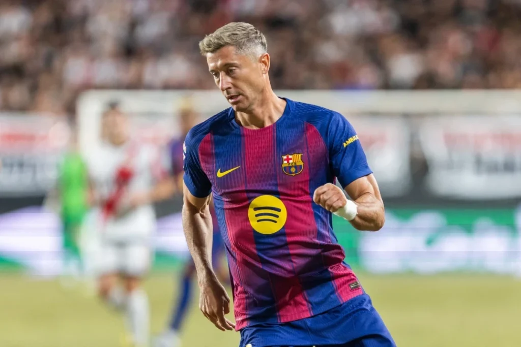 Wyjściowe składy na mecz FC Barcelona – Rayo Vallecano. Kto zagra od pierwszej minuty? (22.03.2026) FC Barcelona - Robert Lewandowski 1